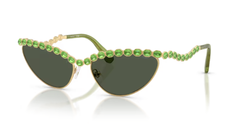 Sonnenbrille Swarovski - 0SK7030 - 401782 - Gold - Größe(n) 59 (XL)