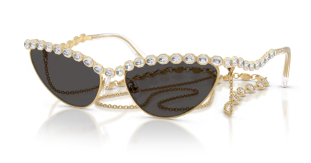 Sonnenbrille Swarovski - 0SK7030 - 403987 - Gold - Größe(n) 59 (XL)