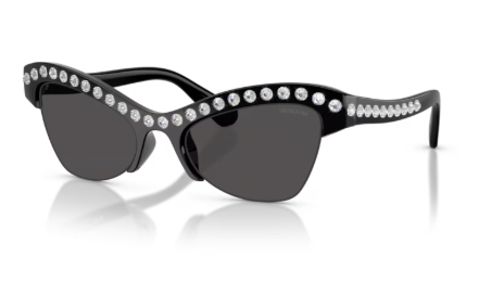 Sonnenbrille Swarovski - 0SK6043 - 100187 - Schwarz - Größe(n) 55 (XL)