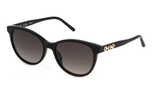 Sonnenbrille Escada - Sese60s - sunglasses escada - Farbe: 0700 - SHINY BLACK - 55- 140