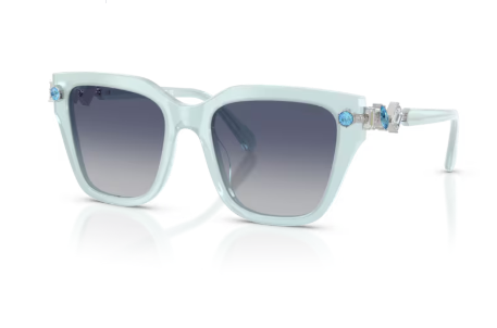 Sonnenbrille Swarovski- 0SK6041 - Farbe: 10244L - Hellblau transparent - Größe(n) 53 (XL)
