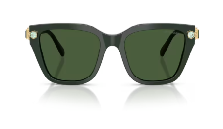 Sonnenbrille Swarovski- 0SK6041 - Farbe: 102671 - Dunkelgrün - Größe(n) 53 (XL)