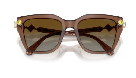 Sonnenbrille Swarovski- 0SK6041 - Farbe: 1067T5 - Braun transparent - Größe(n) 53 (XL)