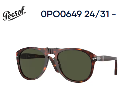 Persol Sonnenbrille - 0PO0649 24/31- Größe: 56- Farbe: Havana