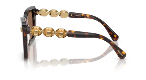 Sonnenbrille Swarovski 0SK6032 - 100273 - Havana - Farbe  Havana - Größe 55