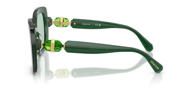 Sonnenbrille Swarovski 0SK6001- 104587 - Transparent grün - Farbe  Transparent grün Glaseigenschaften  Glasbeschichtungen, phototrop,