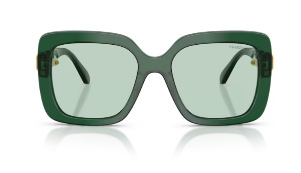 Sonnenbrille Swarovski 0SK6001- 104587 - Transparent grün - Farbe  Transparent grün Glaseigenschaften  Glasbeschichtungen, phototrop,